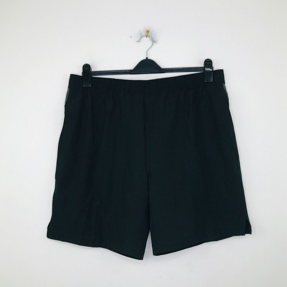 Speedo Men's XXL Swim Shorts Black Gray Tech Volley Lined Trunks NWOT BW25
